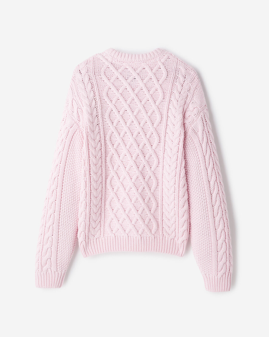 zopfstrickpullover