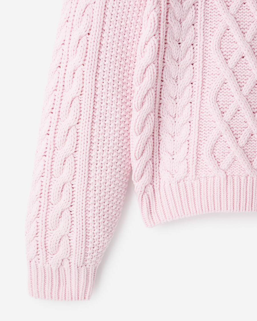 zopfstrickpullover