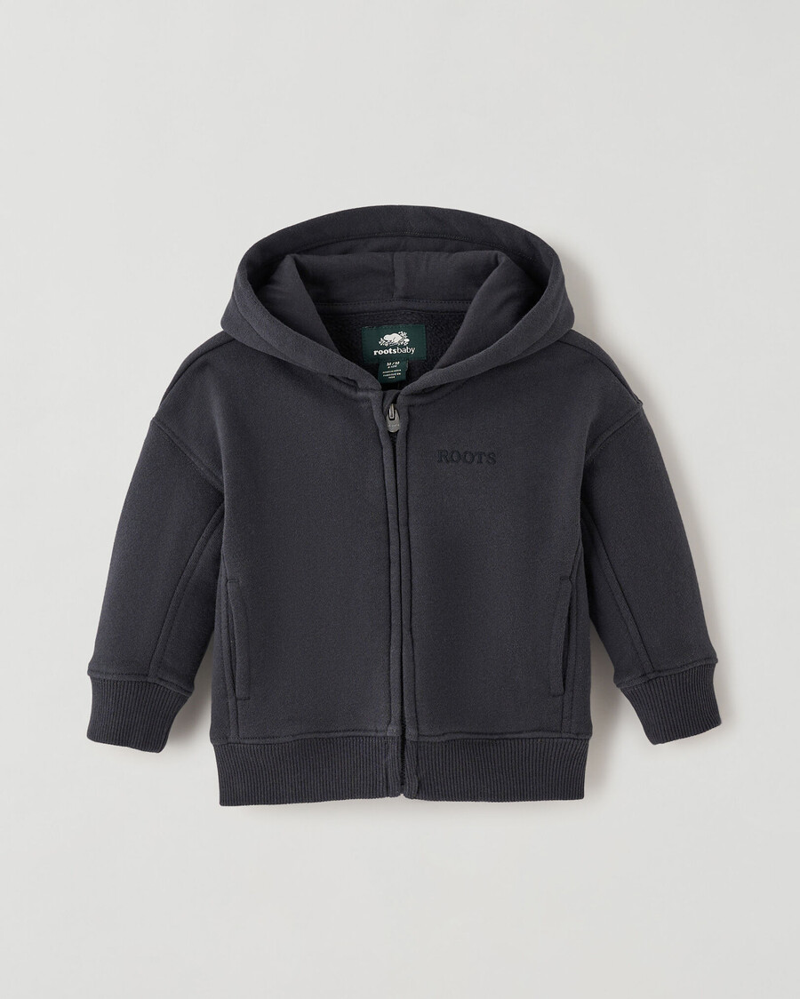 baby one kapuzenpullover mit durchgehendem reißverschluss