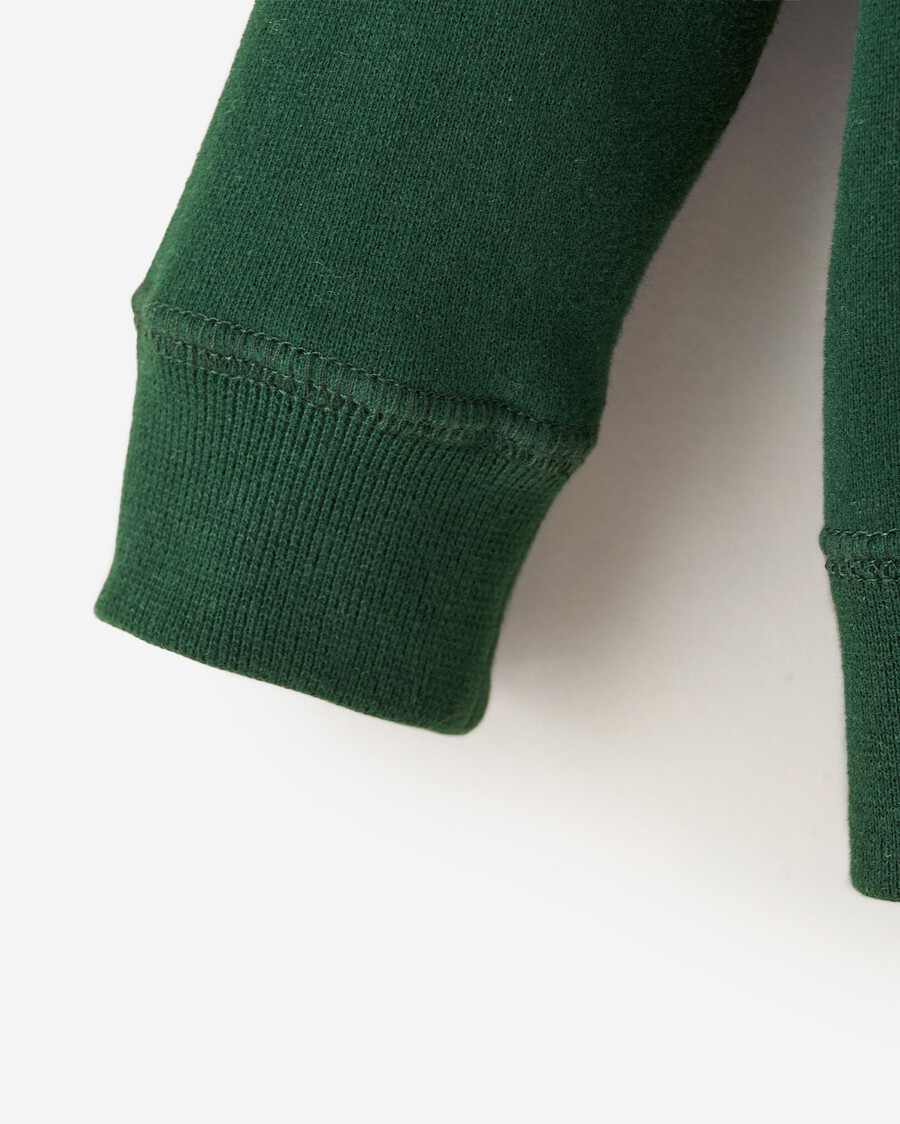 baby organic original kapuzenpullover mit durchgehendem reißverschluss