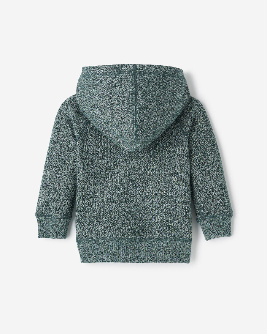 baby organic original kapuzenpullover mit durchgehendem reißverschluss