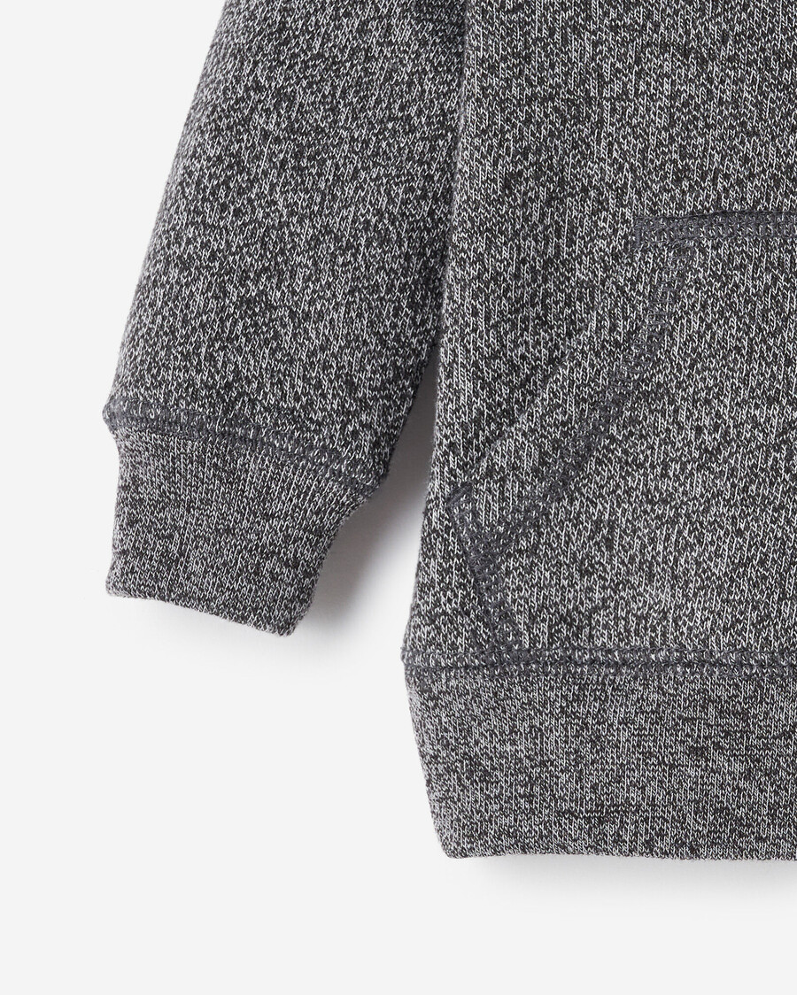 baby organic original kapuzenpullover mit durchgehendem reißverschluss
