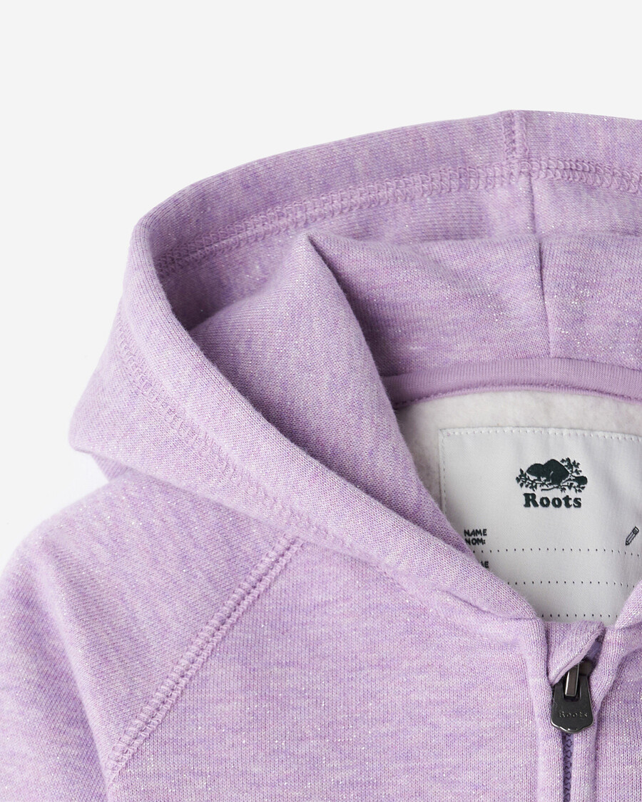 baby original sparkle kapuzenpullover mit durchgehendem reißverschluss