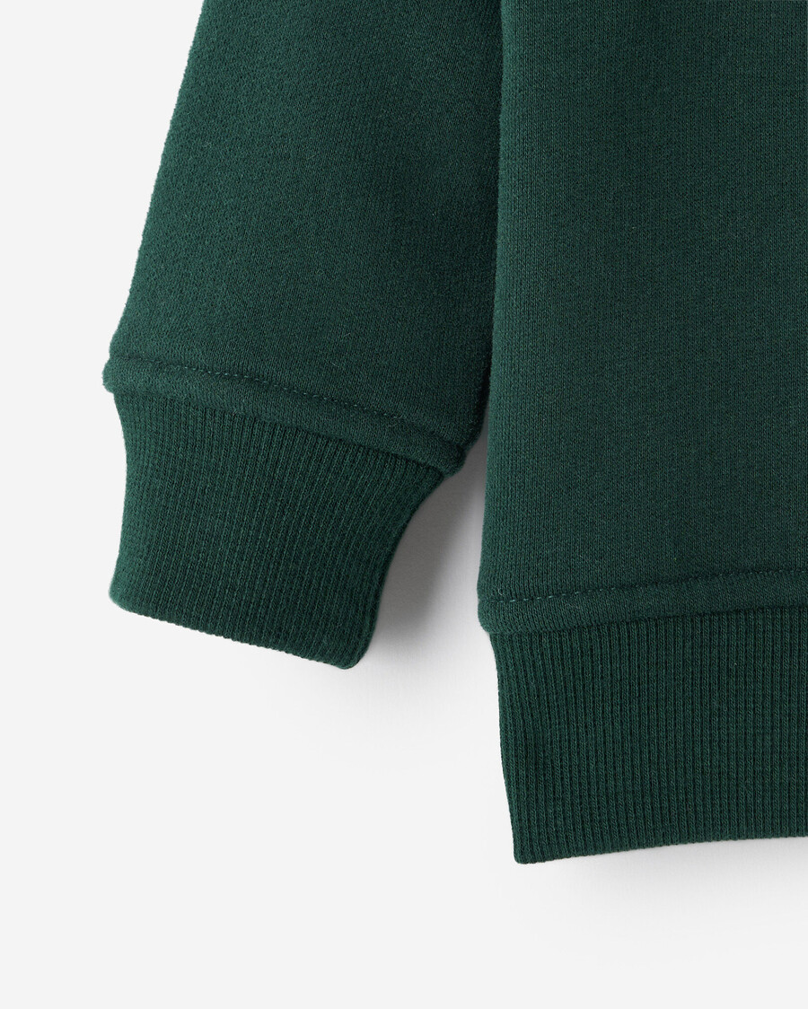 baby-sweatshirt mit karomuster und applikationen