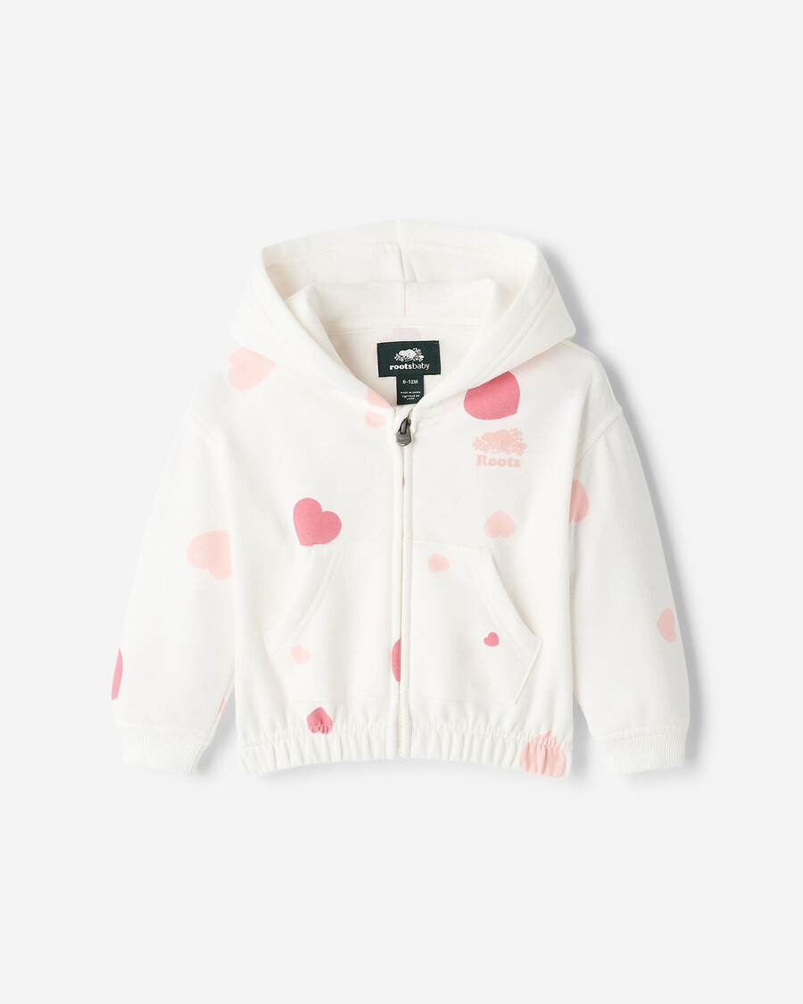 baby cozy love bear zip hoodie