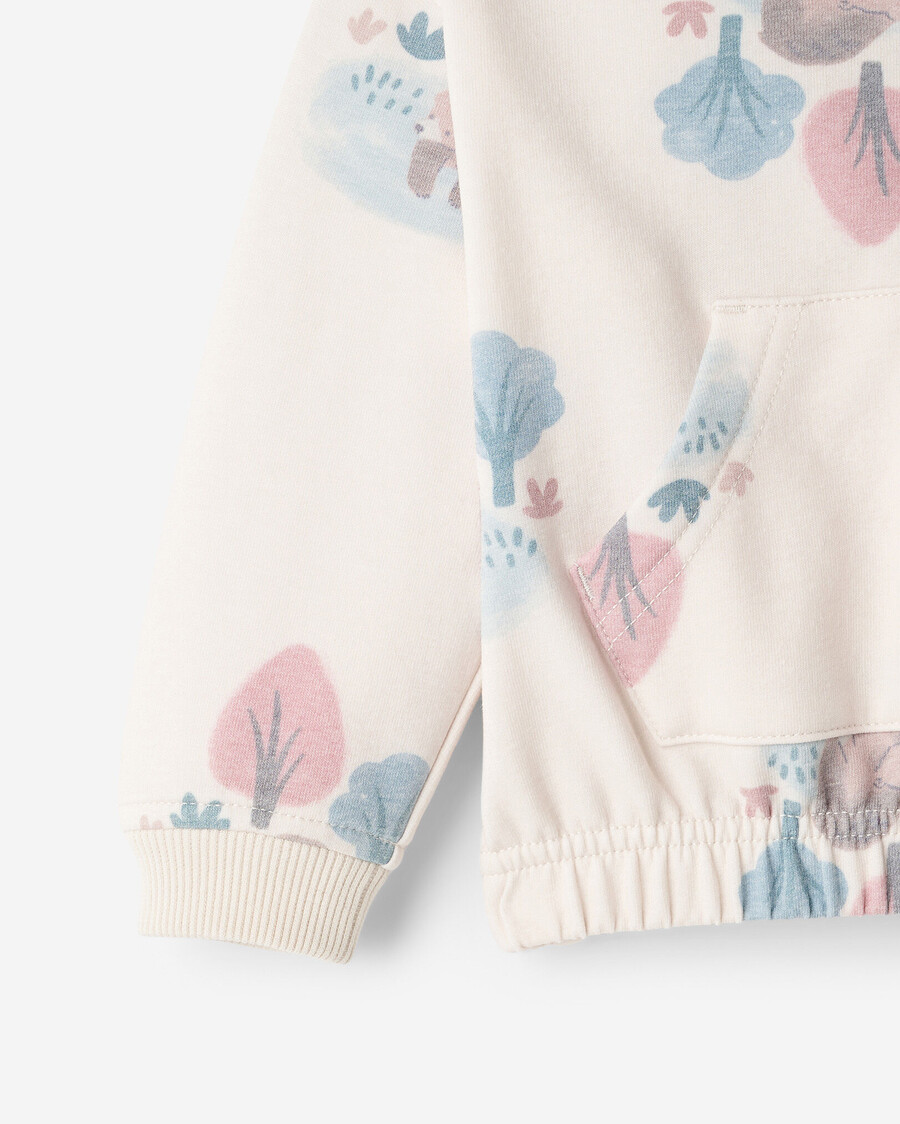 baby cozy bear kapuzenpullover mit reißverschluss