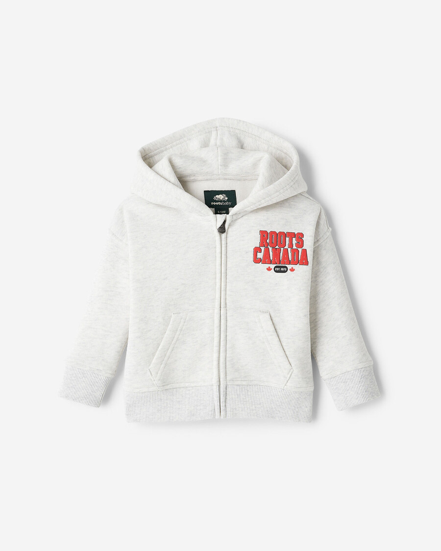 baby northern roots kapuzenpullover mit durchgehendem reißverschluss
