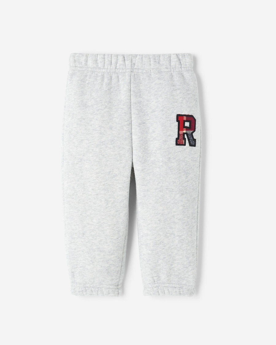 baby-sweatpants mit karoapplikationen