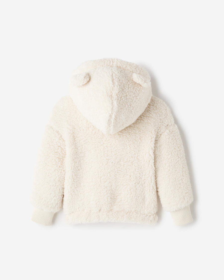 baby creekside shearling fleece full zip hoodie
