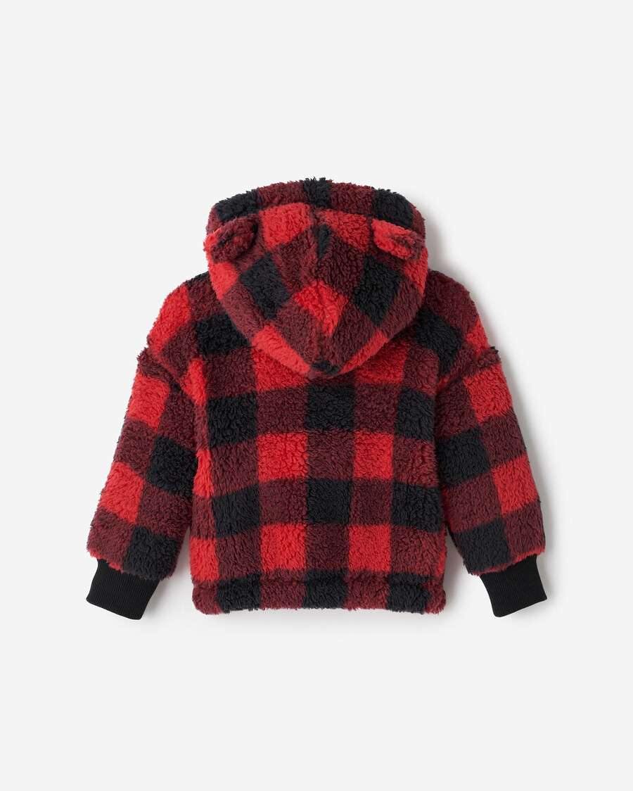 baby creekside shearling fleece full zip hoodie