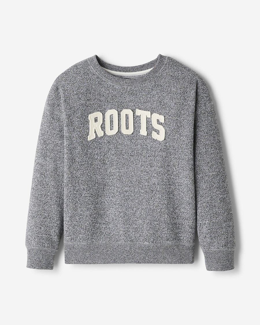kinder-sweatshirt mit roots-applikationen