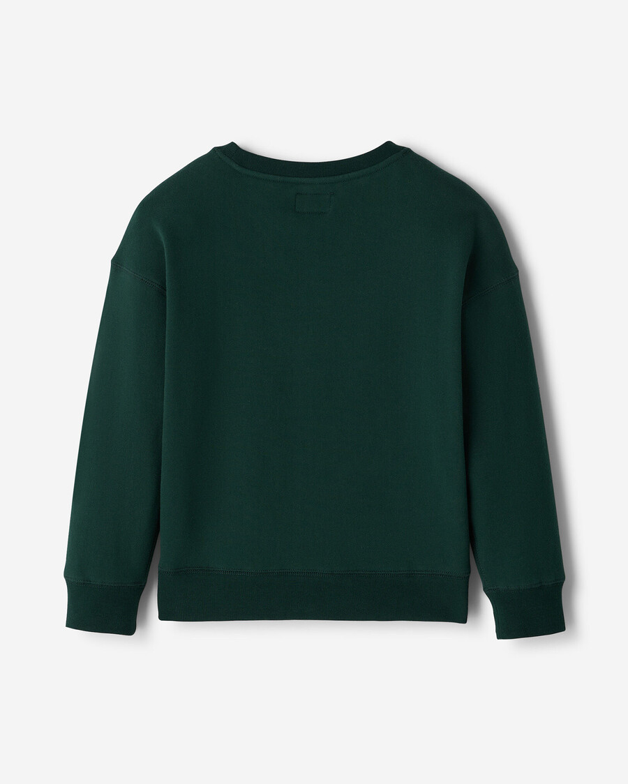 kinder-sweatshirt mit roots-applikationen