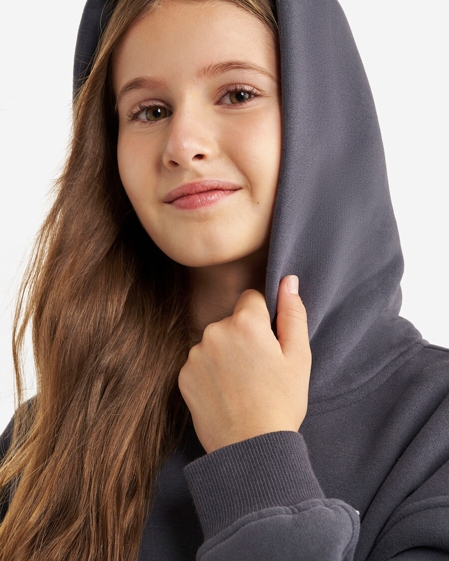 kinder-hoodie mit wolkenmotiv