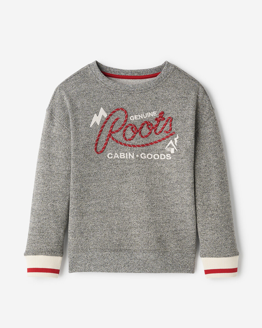 kinder-sweatshirt mit seilapplikation