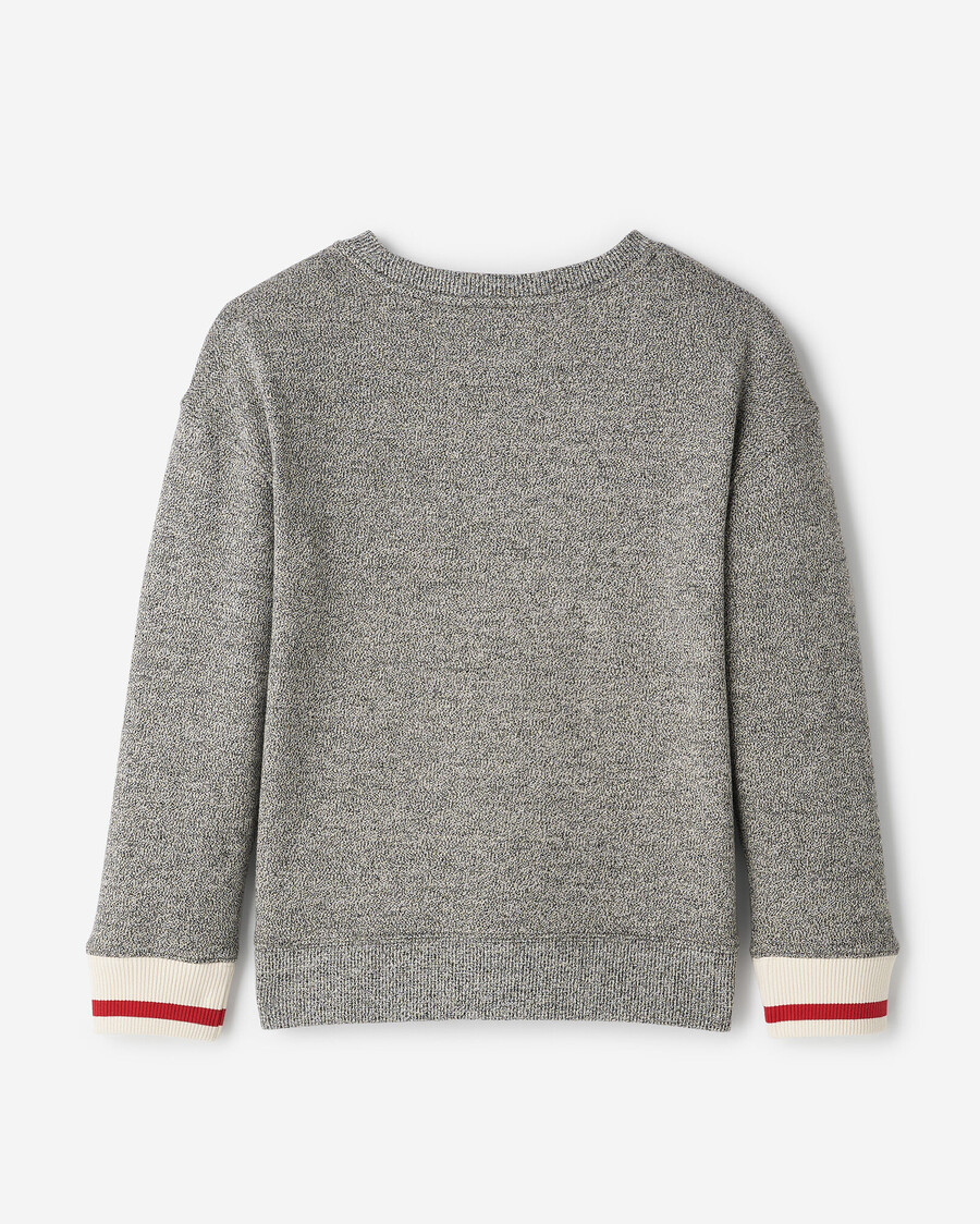 kinder-sweatshirt mit seilapplikation