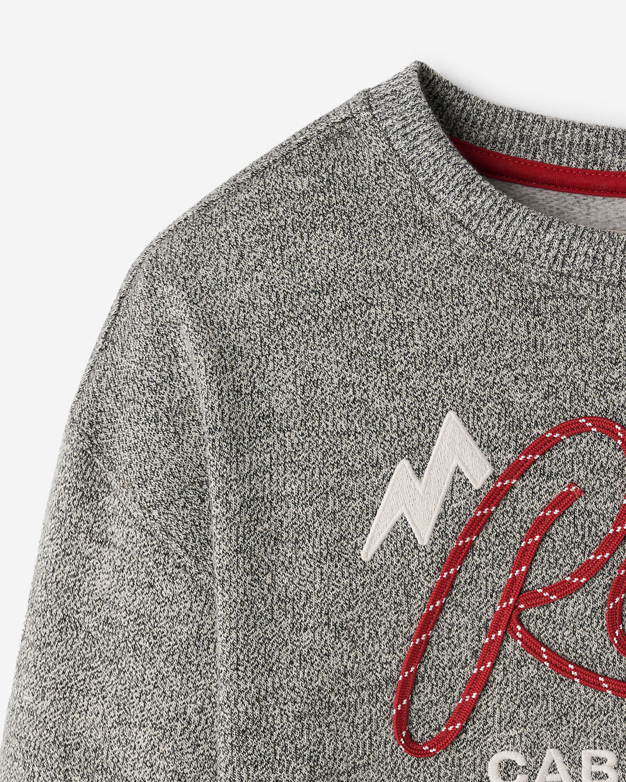 kinder-sweatshirt mit seilapplikation