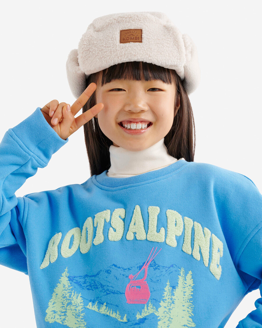 kinder-sweatshirt mit alpenlandschaft