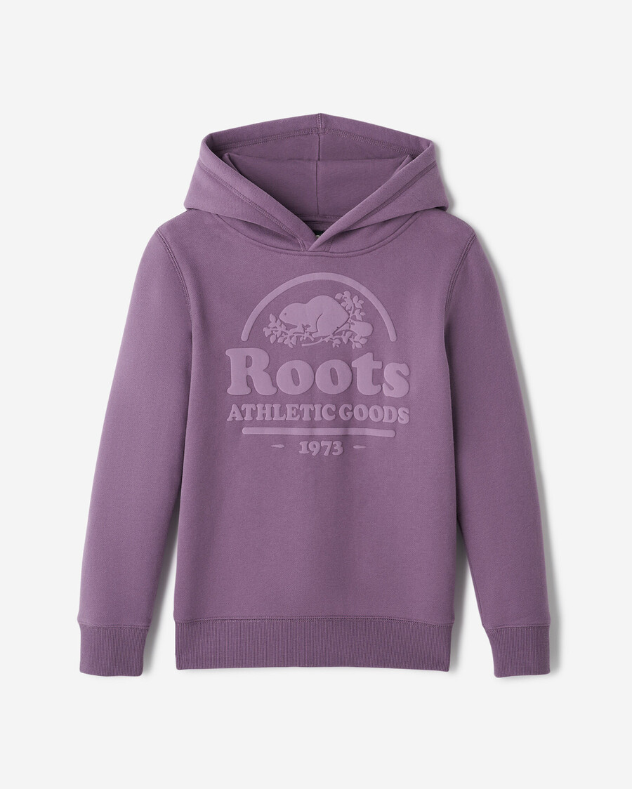 kinder-hoodie mit bibermotiv