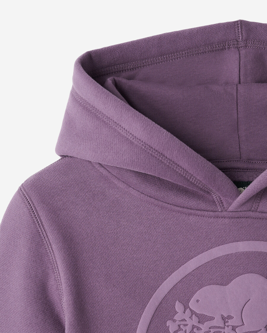 kinder-hoodie mit bibermotiv