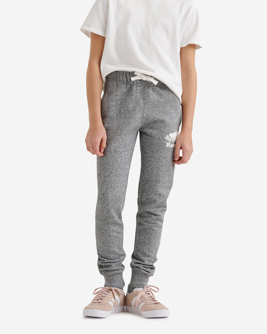 mädchen bio-sweatpants mit schmalem bündchen