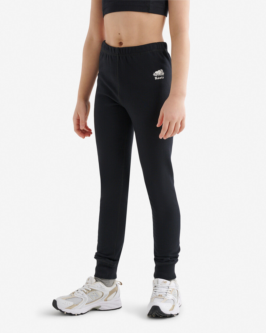mädchen kuschelige fleece-leggings
