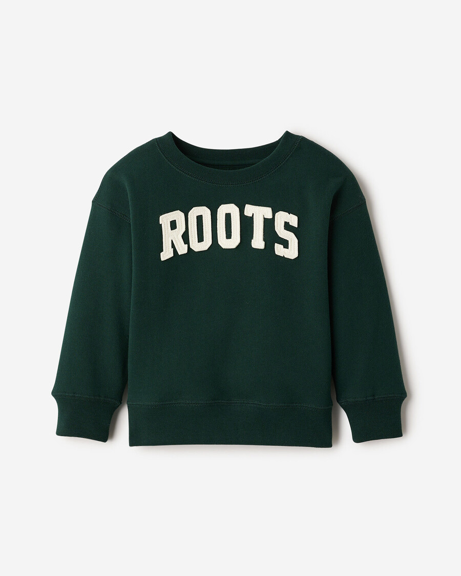 sweatshirt mit wurzelapplikation für kleinkinder