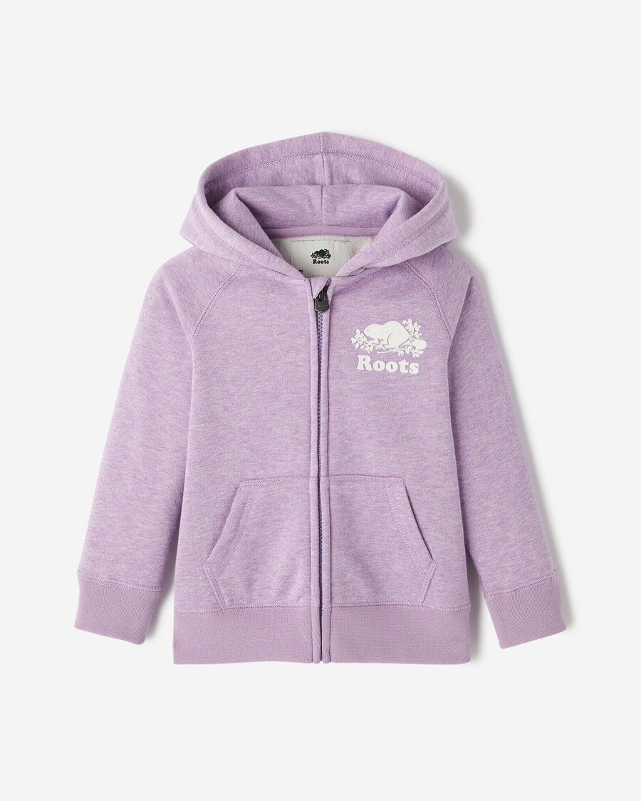 original glitzer-kapuzenpullover mit durchgehendem reißverschluss für kleinkinder