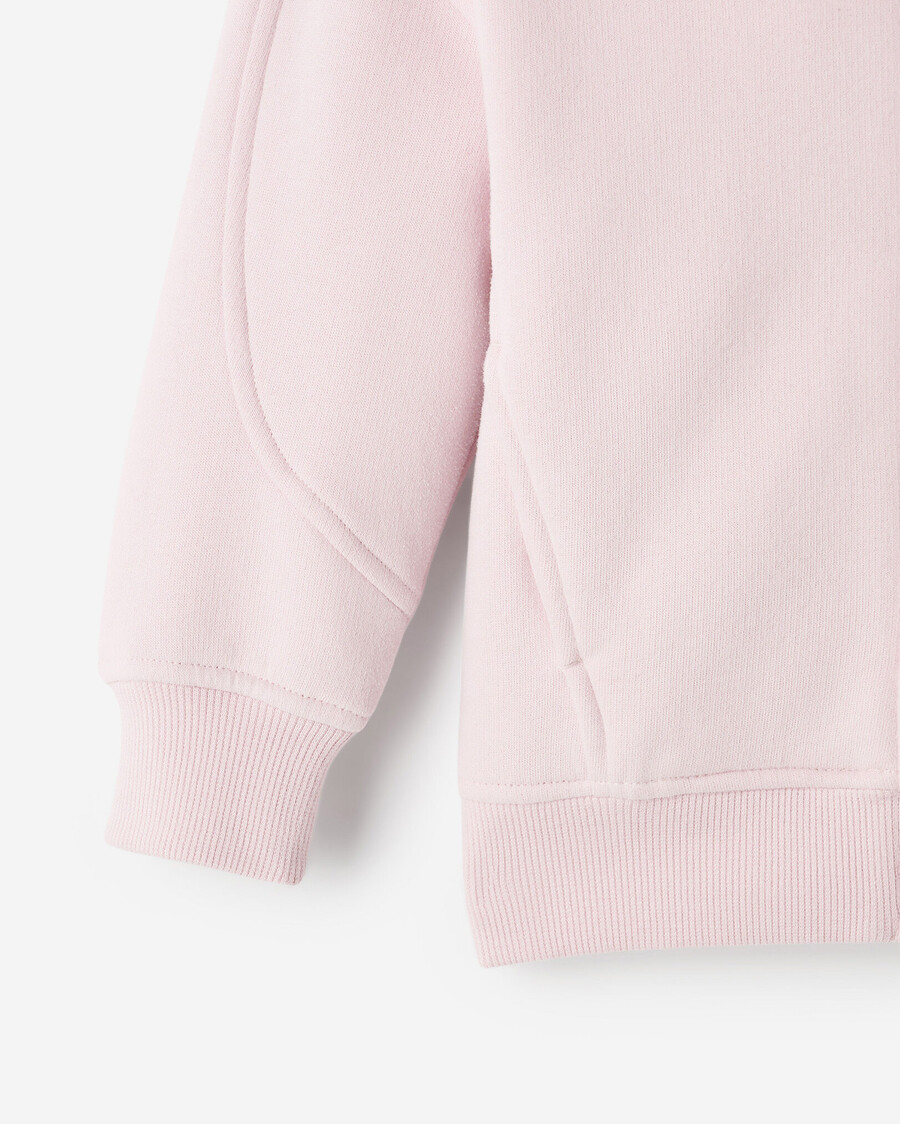 kleinkind-kapuzenpullover mit durchgehendem reißverschluss und wolkenmotiv