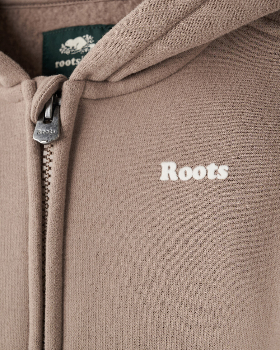 kleinkind-kapuzenpullover mit durchgehendem reißverschluss und wolkenmotiv