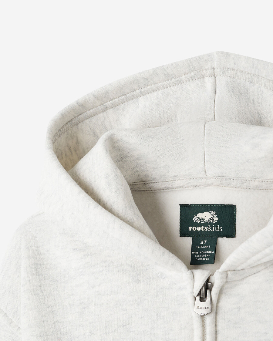 northern roots kapuzenpullover mit durchgehendem reißverschluss für kleinkinder
