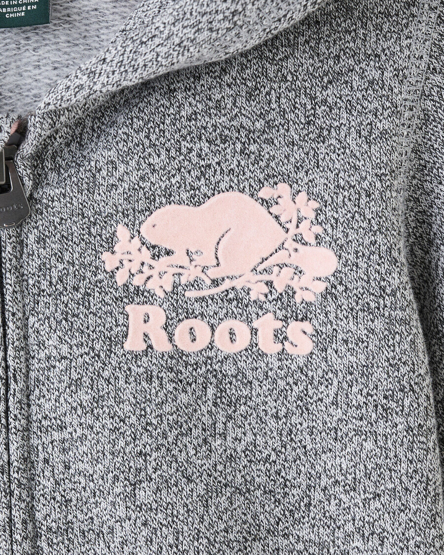 bio-hoodie für kleinkinder mit durchgehendem reißverschluss