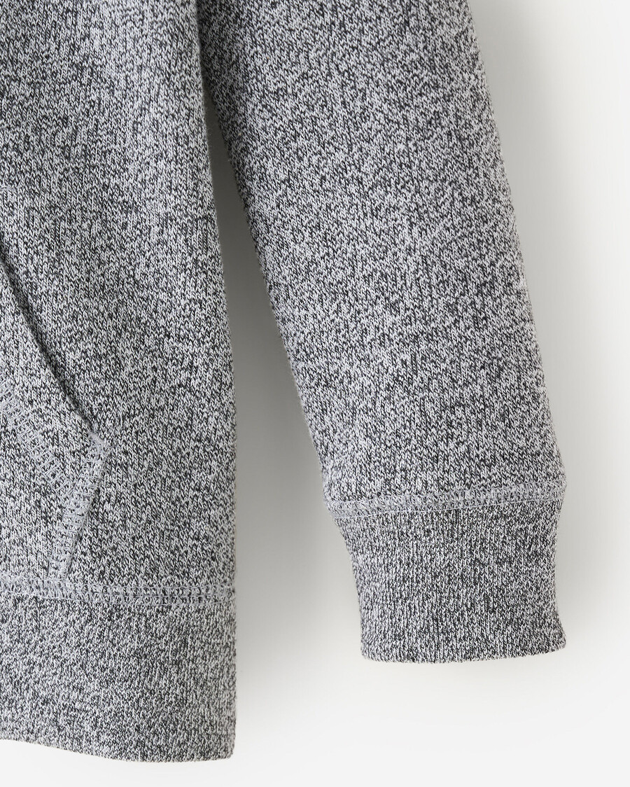 bio-hoodie für kleinkinder mit durchgehendem reißverschluss