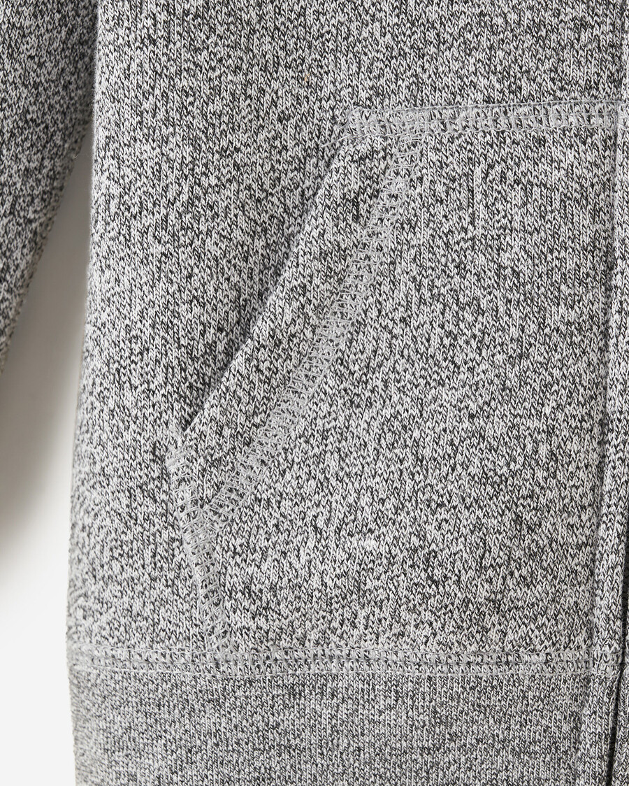 bio-hoodie für kleinkinder mit durchgehendem reißverschluss