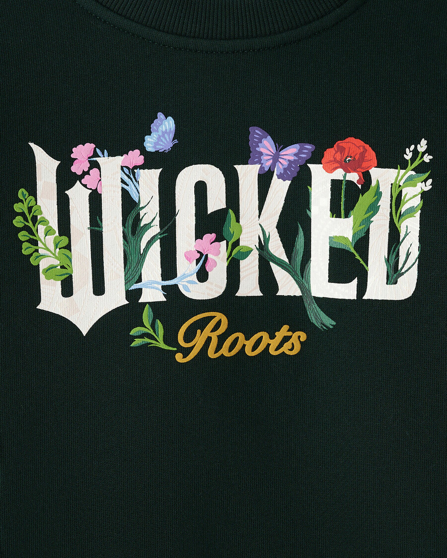 kleinkind-sweatshirt mit blumenmuster von roots x wicked