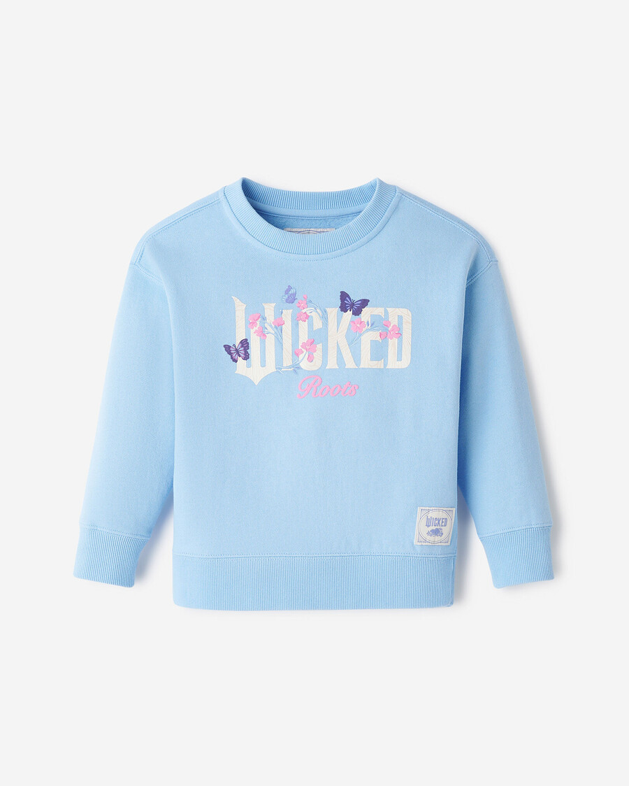 kleinkind-sweatshirt mit blumenmuster von roots x wicked
