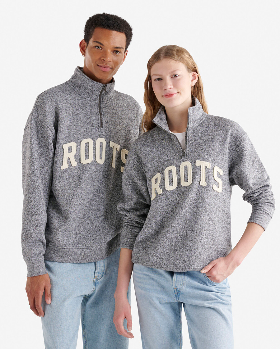 roots applikation half zip stein