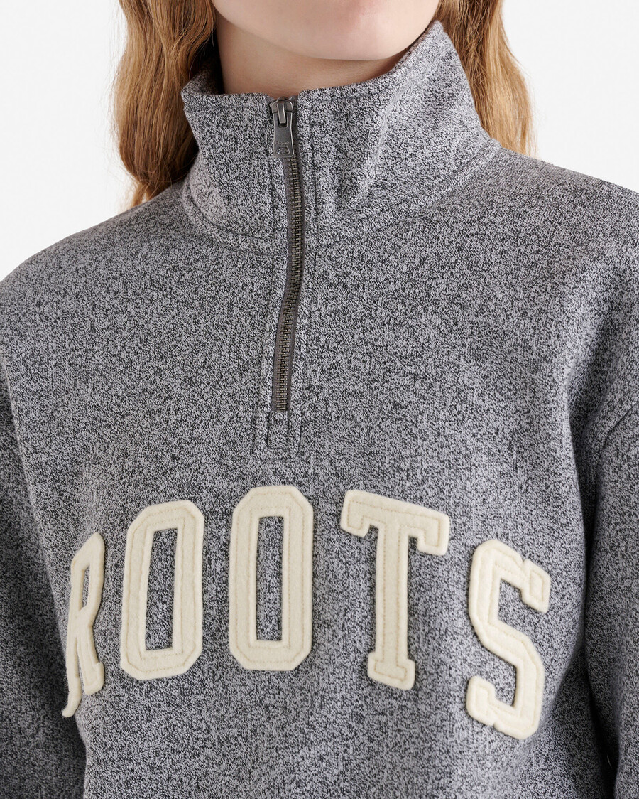 roots applikation half zip stein