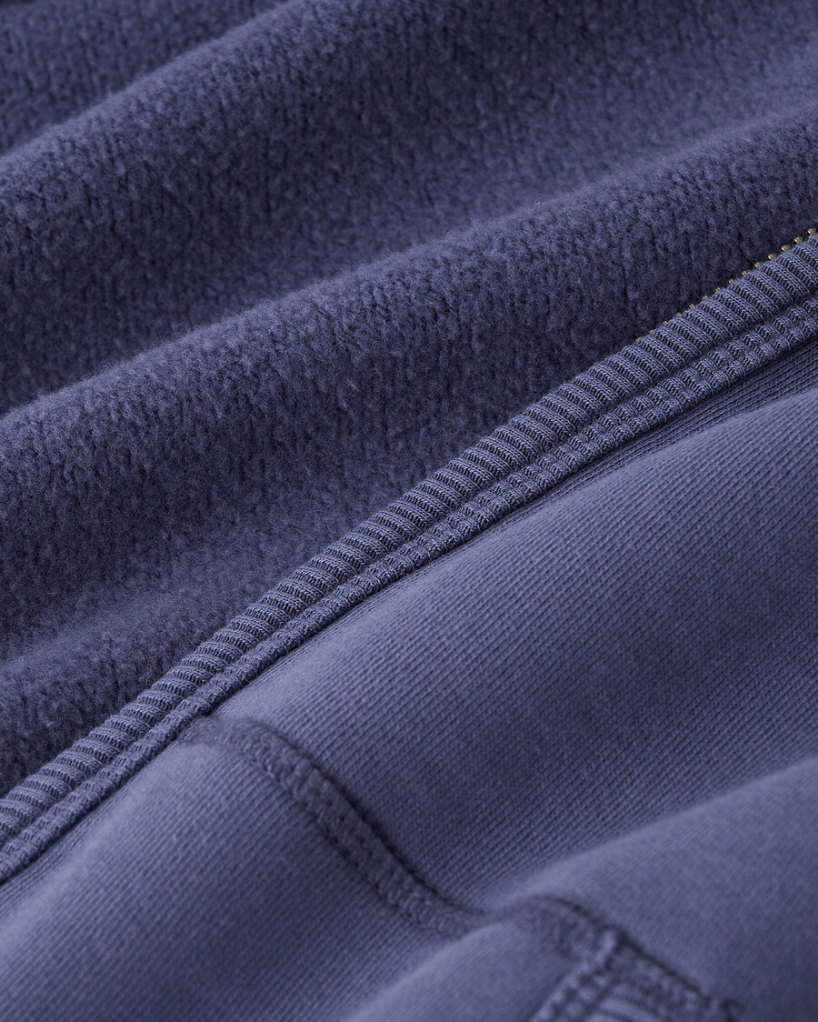 bio-original-kapuzenpullover mit durchgehendem reißverschluss