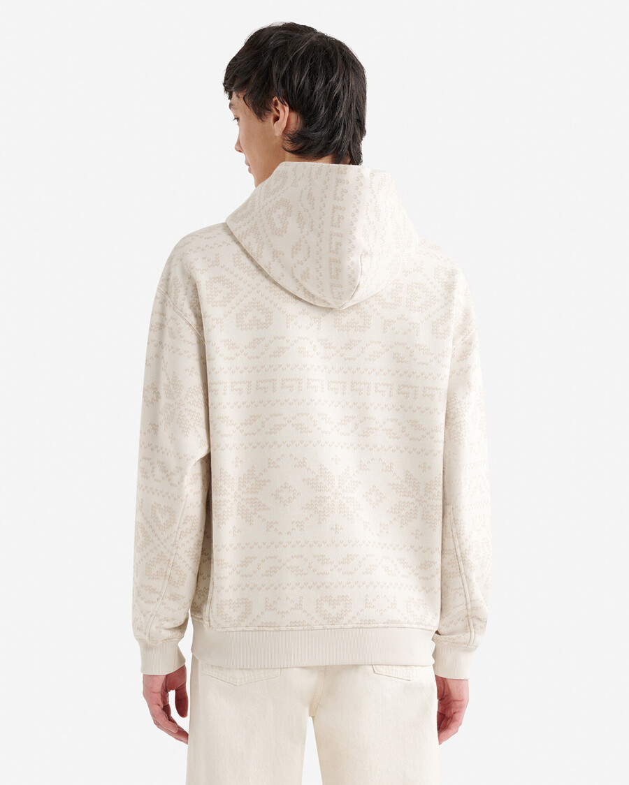 roots fair isle hoodie