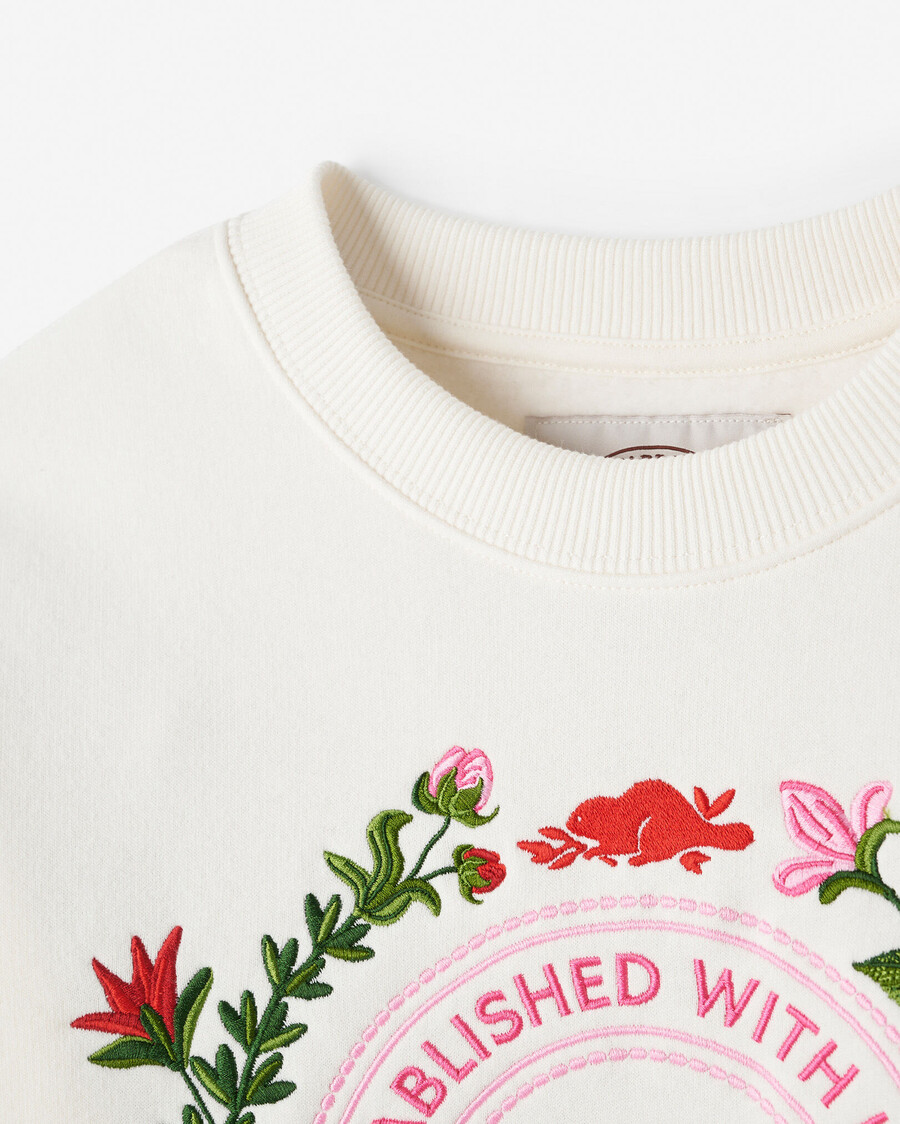 love studio fleece crew