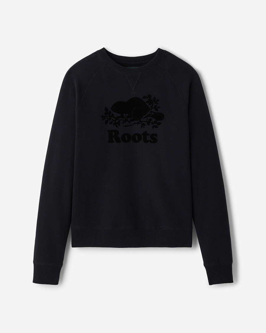 bio-sweatshirt mit rundhalsausschnitt