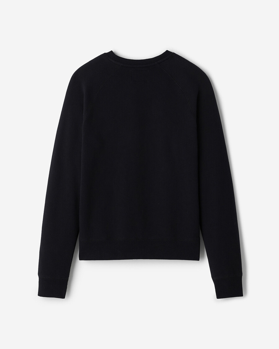 bio-sweatshirt mit rundhalsausschnitt
