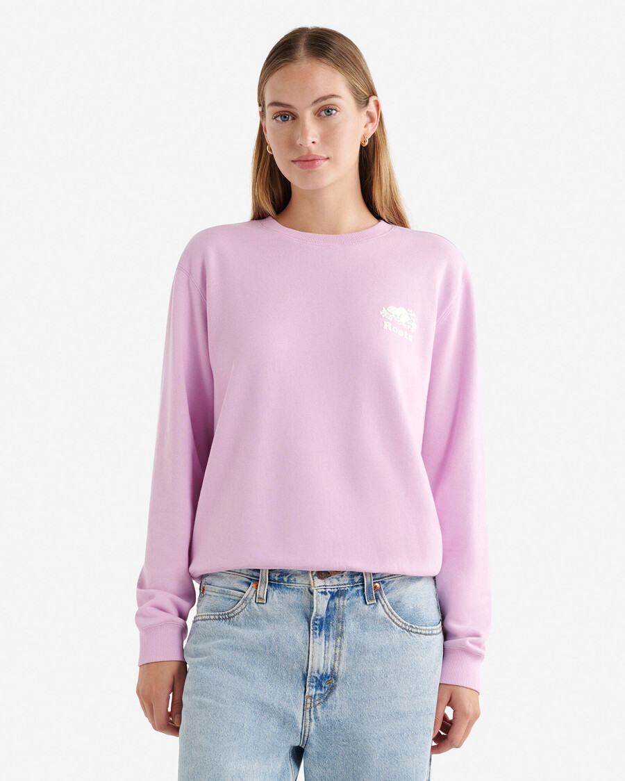 organic cooper relaxed crew