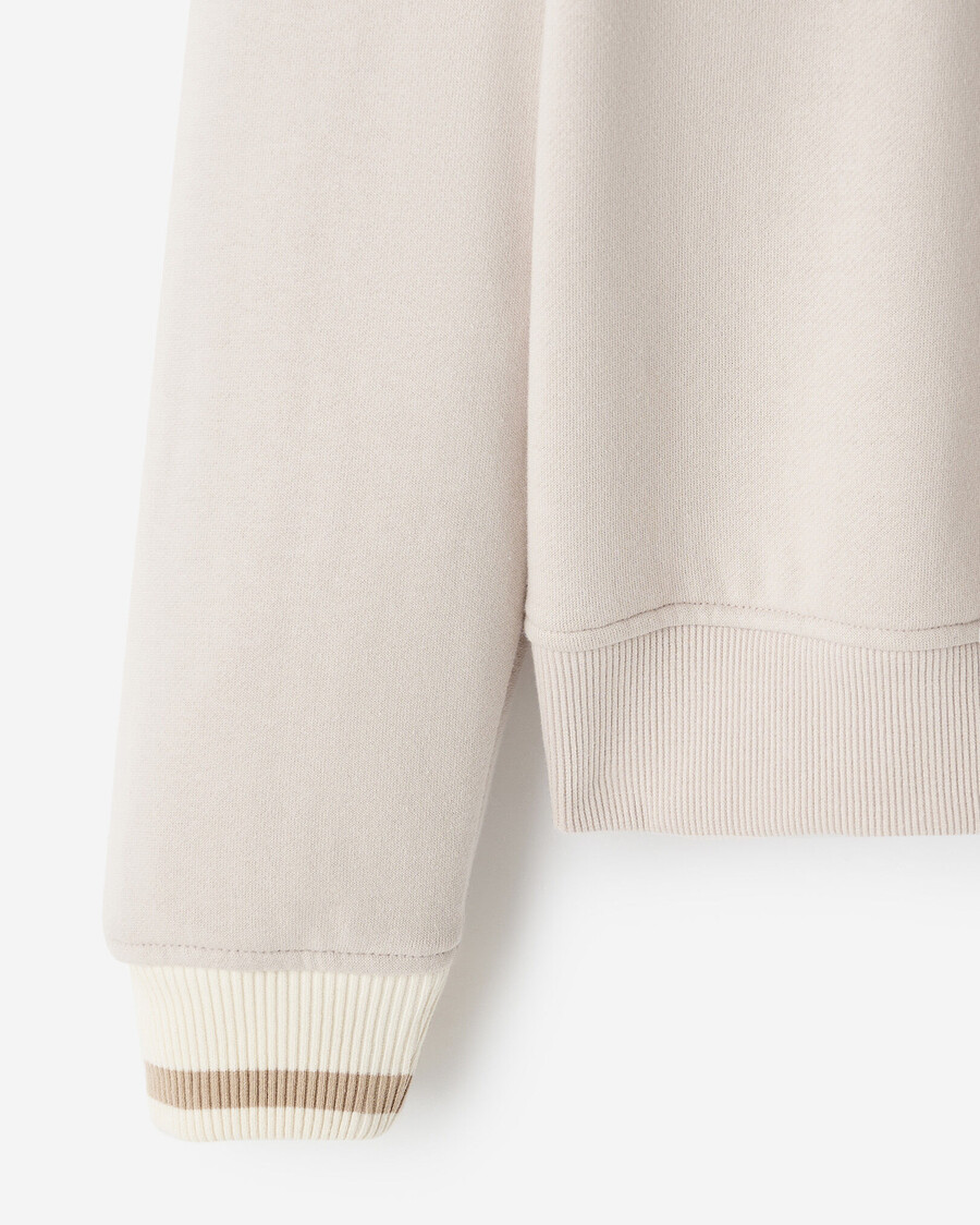 fleecejacke mit halbem reißverschluss