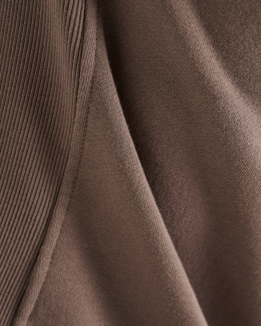bio-kupfer slim-fit-kapuzenpullover mit durchgehendem reißverschluss