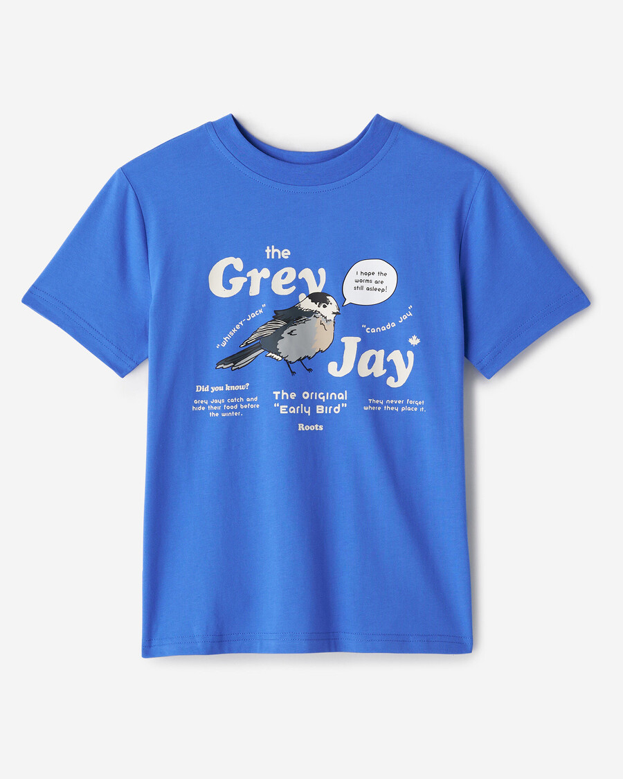 kinder-t-shirt mit tierfakten-grafik