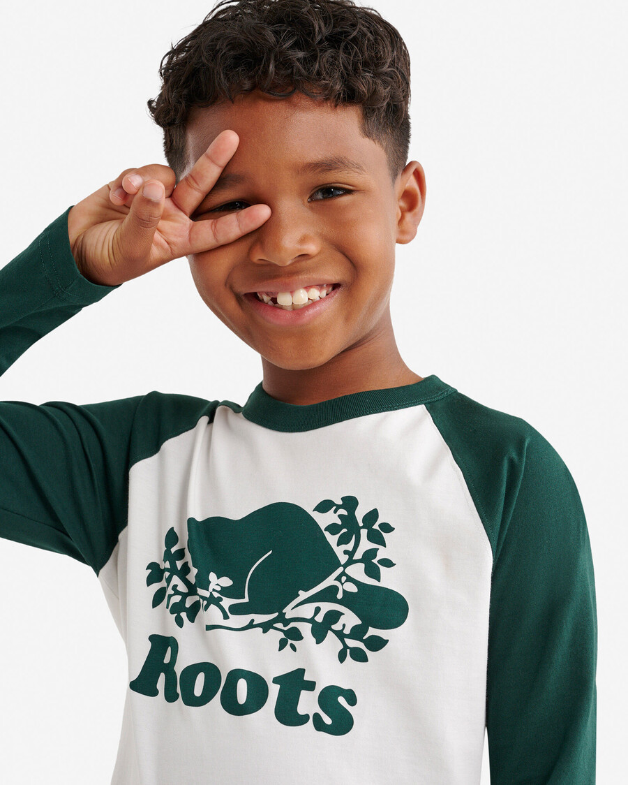 bio-baseball-t-shirt von cooper für kinder