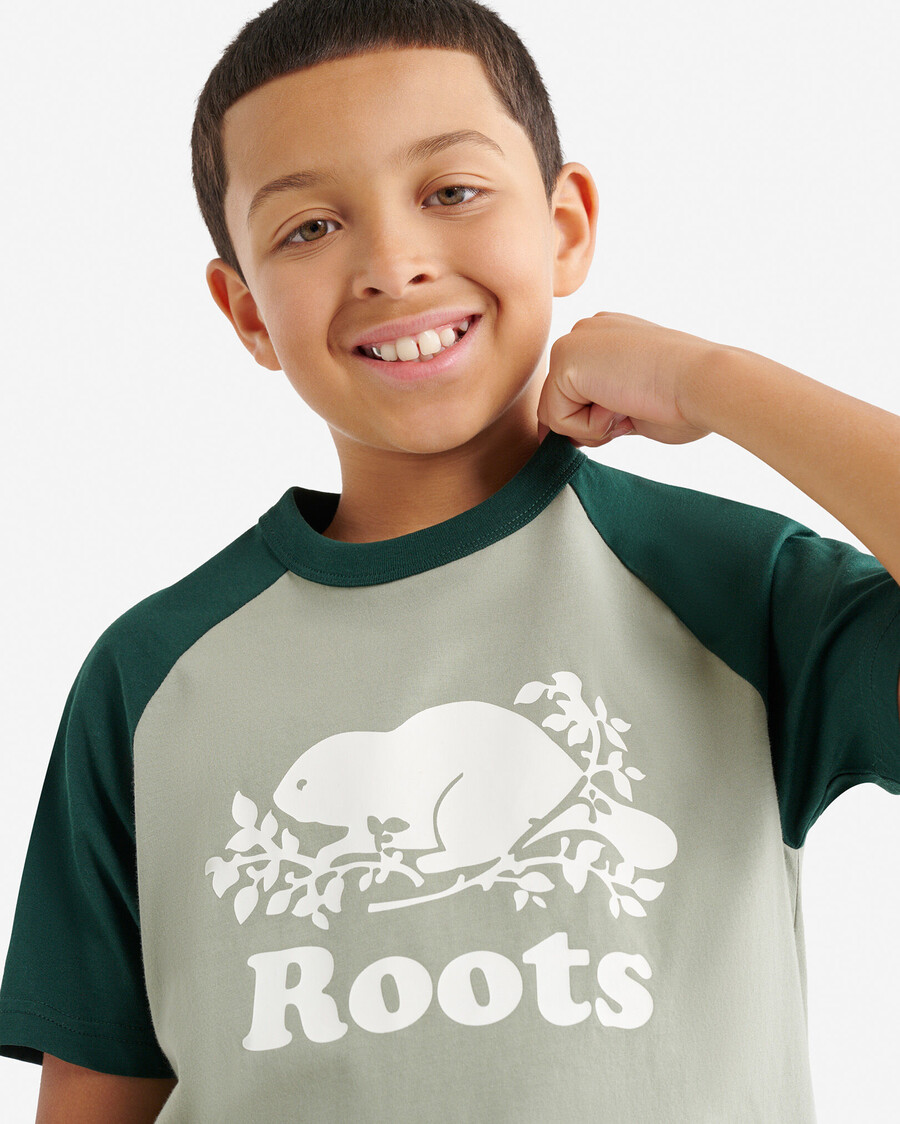 cooper baseball kurzarm-t-shirt für kinder