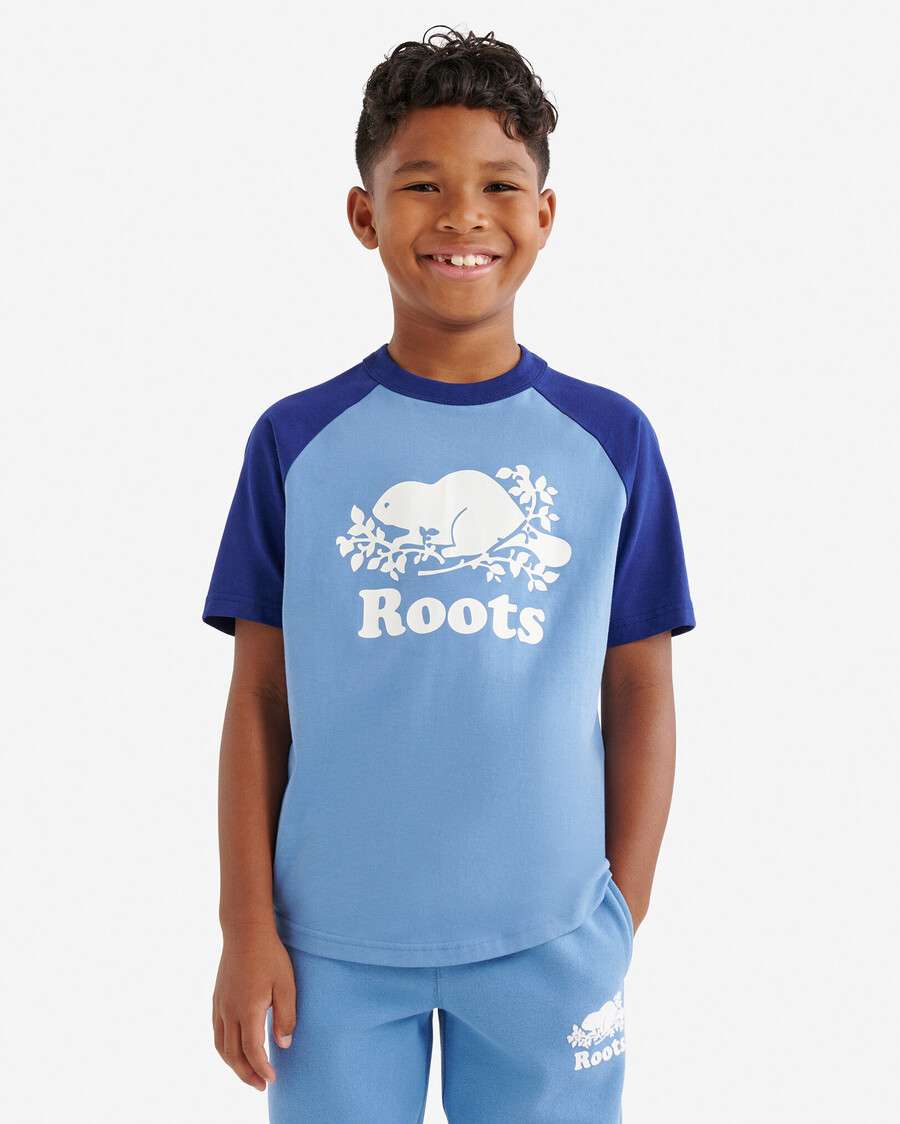 cooper baseball kurzarm-t-shirt für kinder