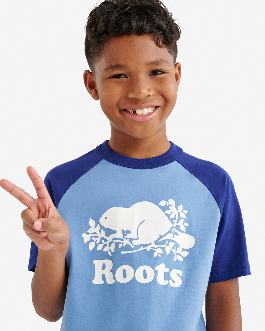 cooper baseball kurzarm-t-shirt für kinder